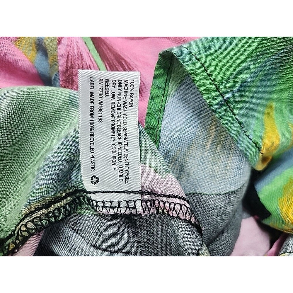 Original Use Colorful Hawaiian Button Front Shirt Mens  Aloha beach SZ XL - Picture 7 of 7
